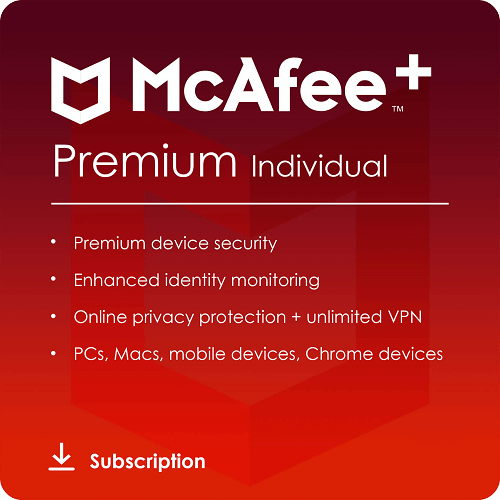 McAfee+ Premium Individual-Unlimited Devices - Antivirus Ninja